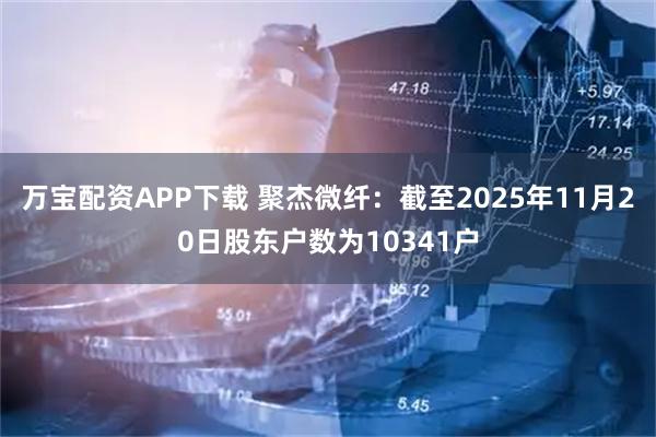 万宝配资APP下载 聚杰微纤：截至2025年11月20日股东户数为10341户
